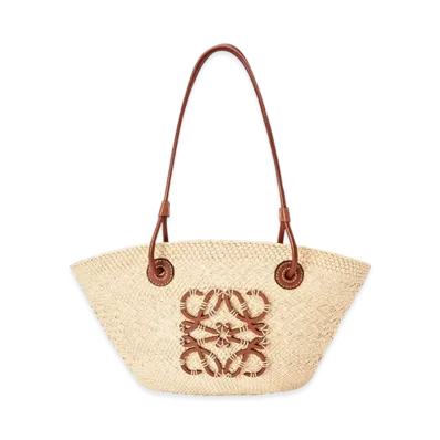 LOEWE Anagram Basket Bag Small "Natural/Tan"