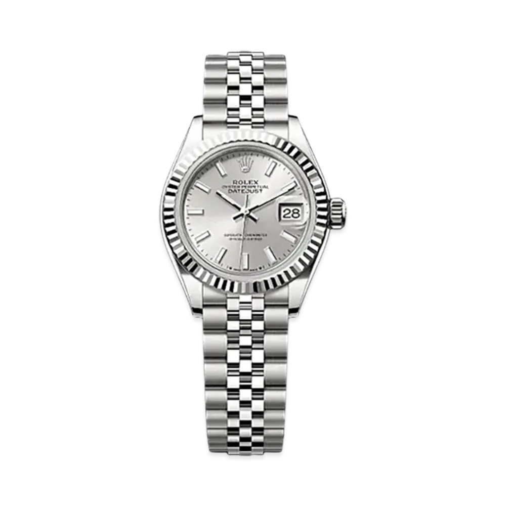 ROLEX Lady-Datejust Oystersteel & White Gold "Grey"