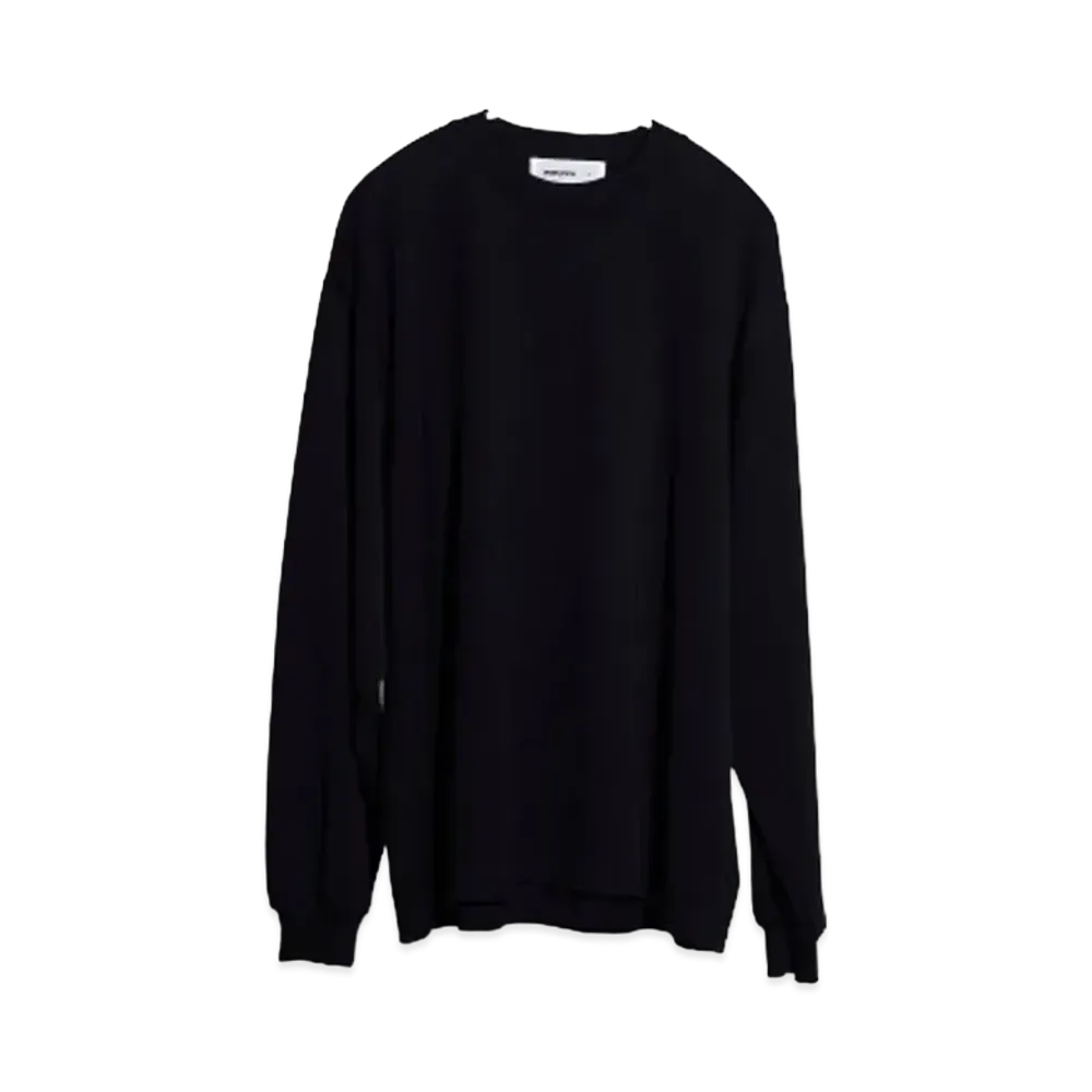 Everyone Cotton Longsleeve T Shirt / Farah Slacks "Black"