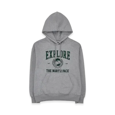 The North Face White Label Explore Hoodie Pullover "Melange Grey"
