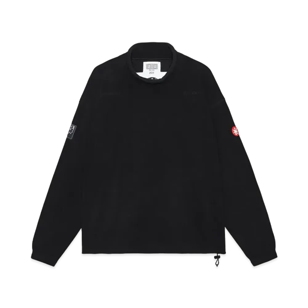 Cav Empt (C.E) High Neck Fleece Pullover "Black"