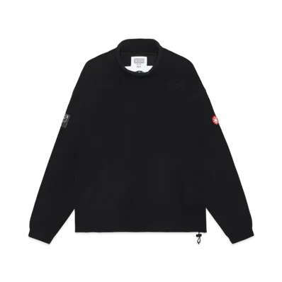 Cav Empt (C.E) High Neck Fleece Pullover "Black"