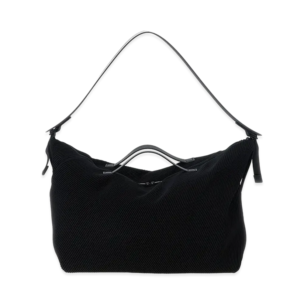 HOMME PLISSE ISSEY MIYAKE Pleats Duffel Bag "Black"