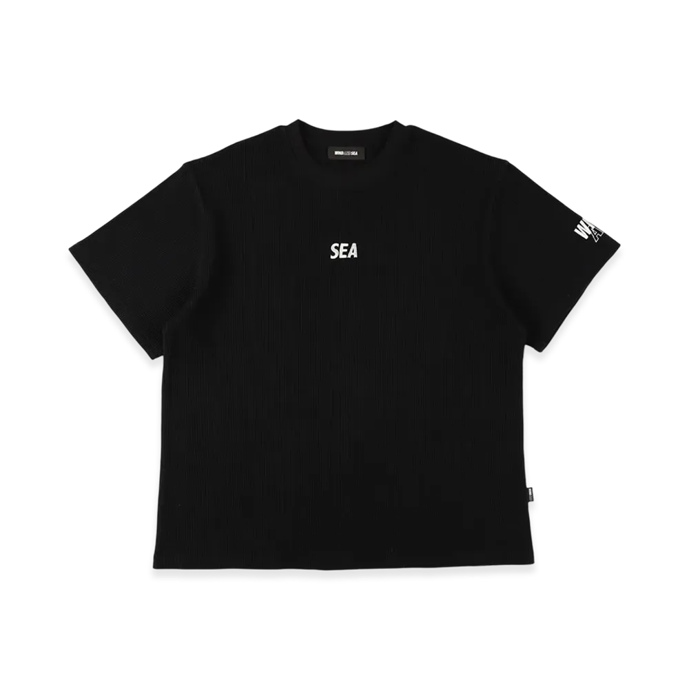 WIND AND SEA Waffle S/S Tee "Black"