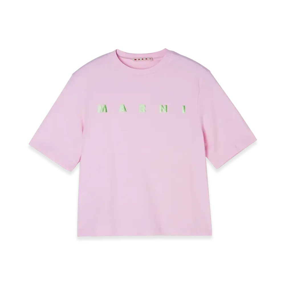 MARNI Crew Neck T-Shirt "Pink"