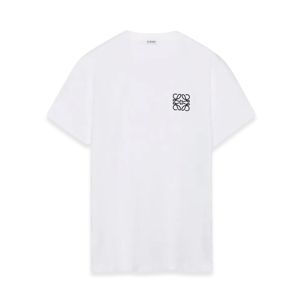 LOEWE Regular Fit T-Shirt in Cotton "White"
