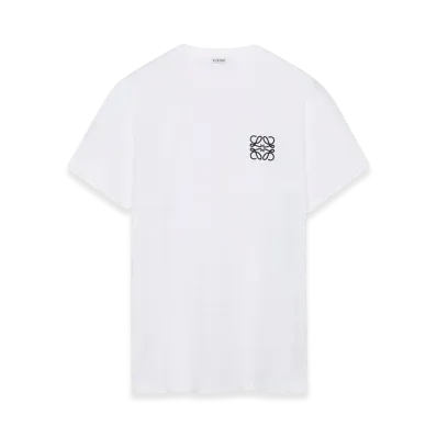 LOEWE Regular Fit T-Shirt in Cotton "White"
