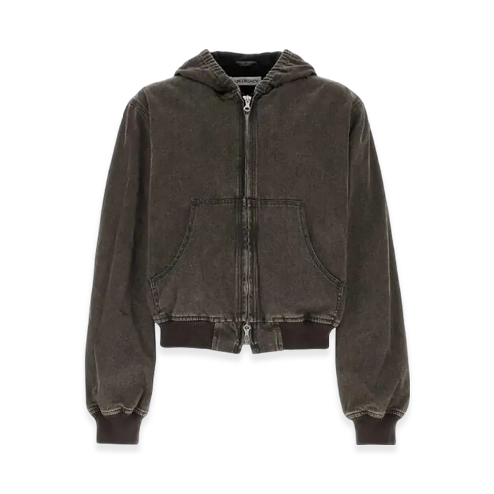 OUR LEGACY Bank Jacket "Black Coated Wash"