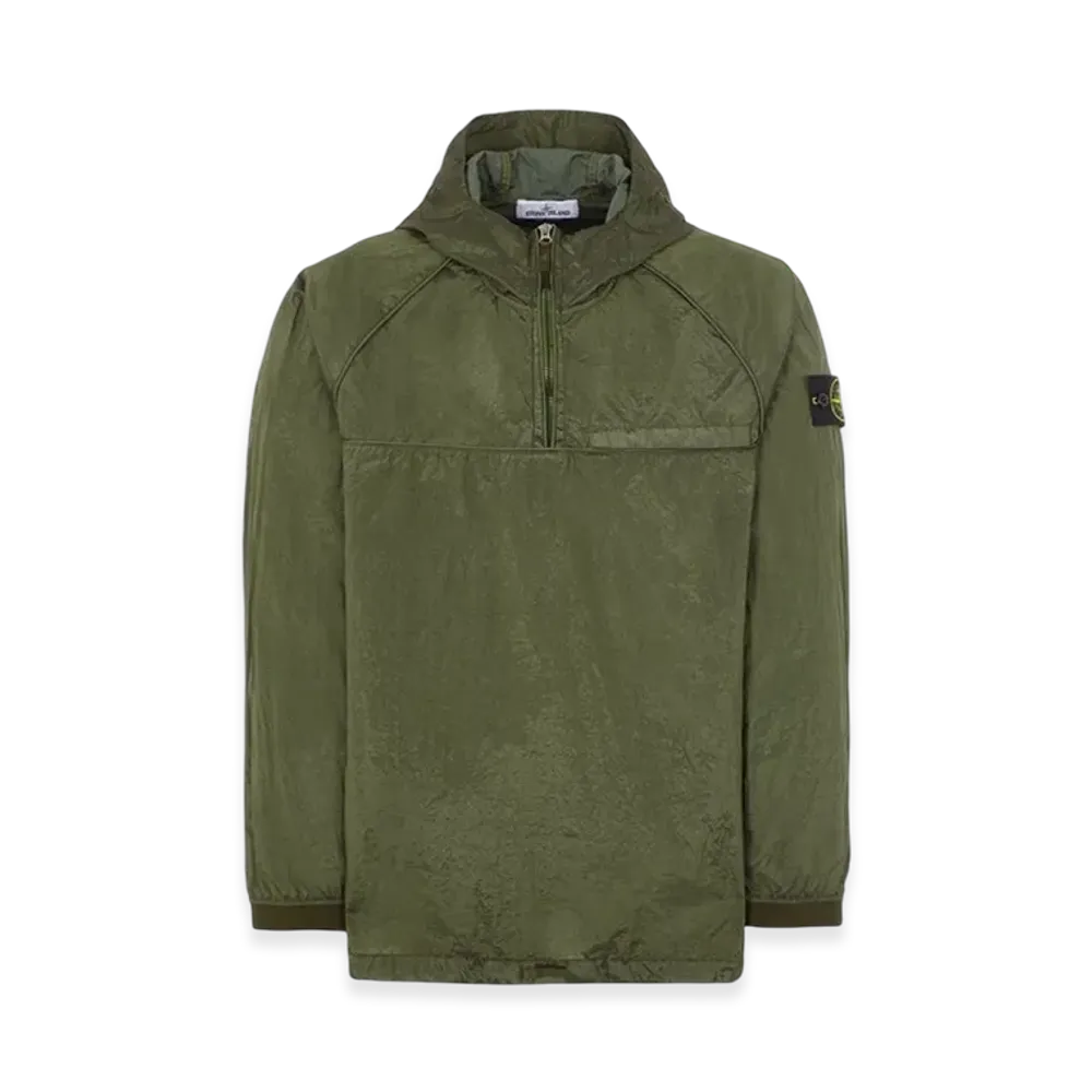 Stone Island 41720 Nylon Metal Garment Dyed Packable Hooded Blouson - 22SS "Olive Green"