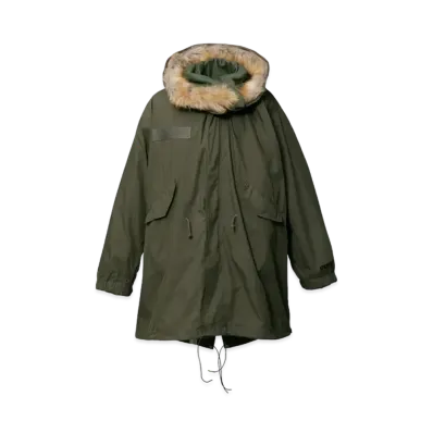 Comme des Garçons x Alpha Fishtail Coat "Khaki"