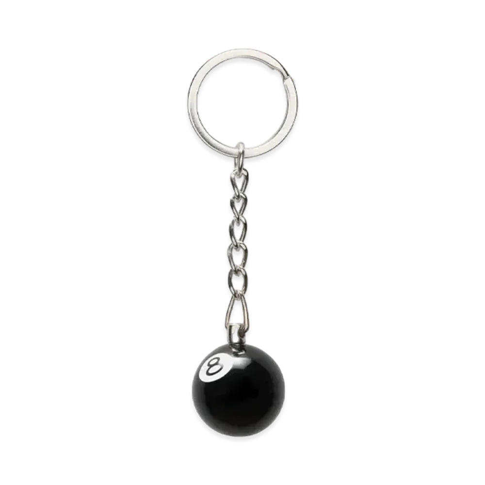 Stussy 8 Ball Keychain "Black" (FA24)