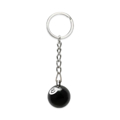 Stussy 8 Ball Keychain "Black" (FA24)