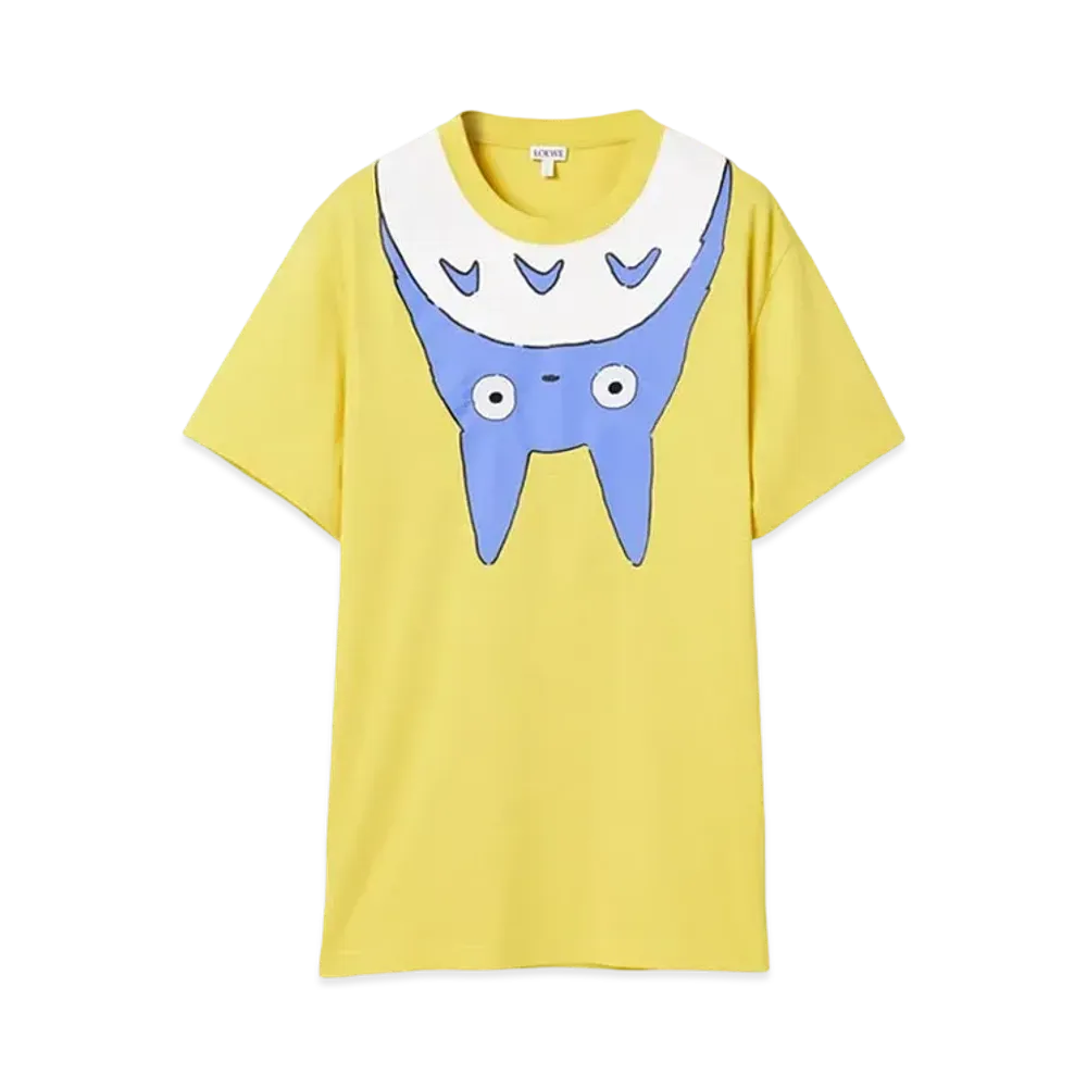 LOEWE x My Neighbor Totoro T-shirt In Cotton "Yellow"
