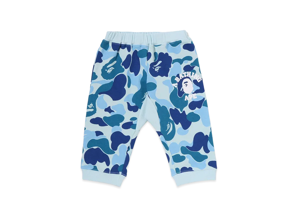 A BATHING APE Kids ABC Camo College Baby Pants "Blue"