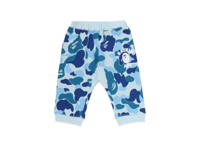 A BATHING APE Kids ABC Camo College Baby Pants "Blue"