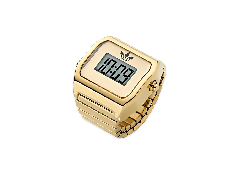 adidas Originals Digital Two Ring Watch "Gold"