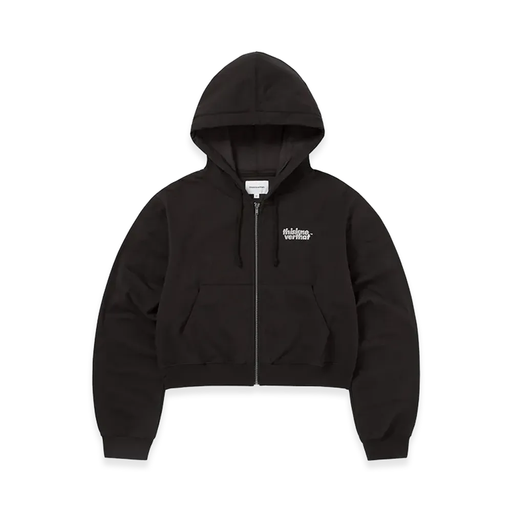 thisisneverthat Thermal LT W Zip Up Hoodie "Off Black"