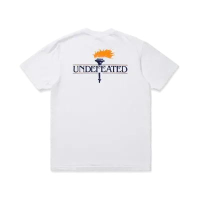 UNDEFEATED FLAME S/S TEE - 80222 "White"