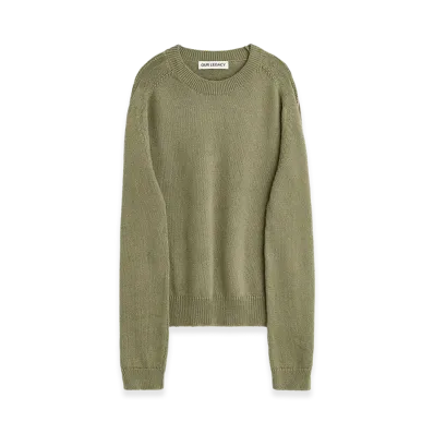 OUR LEGACY True Roundneck "Slate Grey Cloud Cotton"