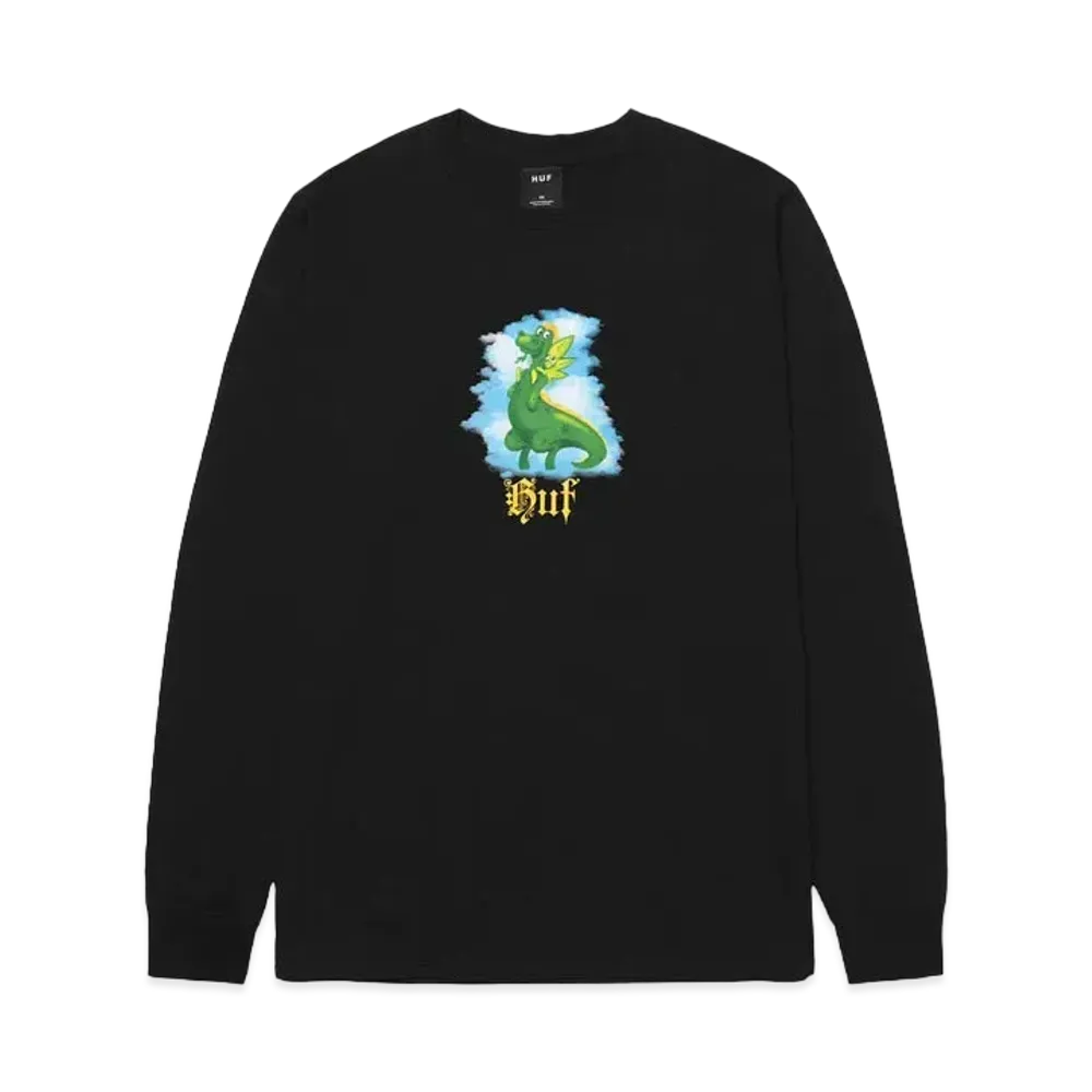 ハフ フェアリー テイル ロング スリーブ Tシャツ "ブラック"
