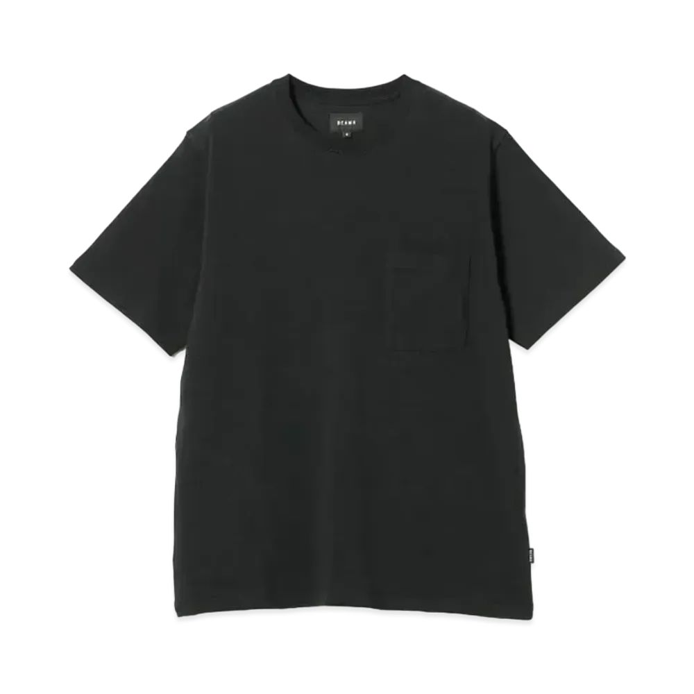 BEAMS Heavyweight Pocket T-shirt 24SS "Black"
