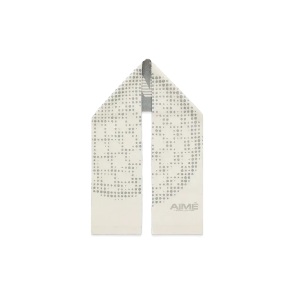 Aime Leon Dore x New Balance Geo Print Wool Scarf "White"
