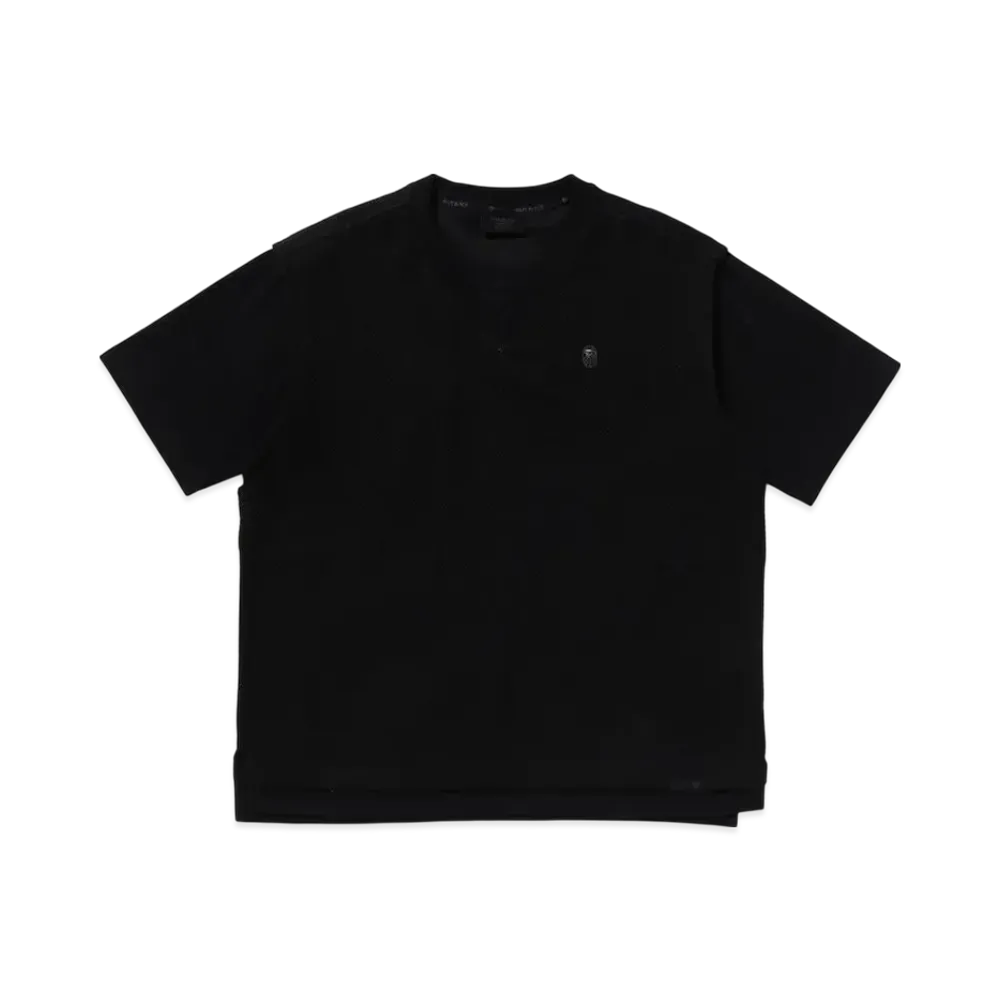 A BATHING APE Bape Black Hybrid Tee "Black"