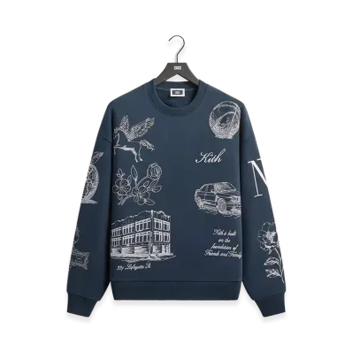 Kith New York To The World Nelson Crewneck "Nocturnal"