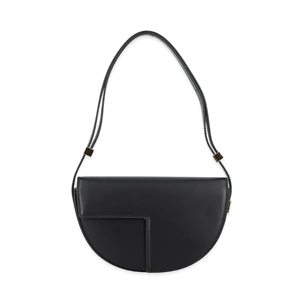 PATOU Women's Le Petit Leather Bag "Black"
