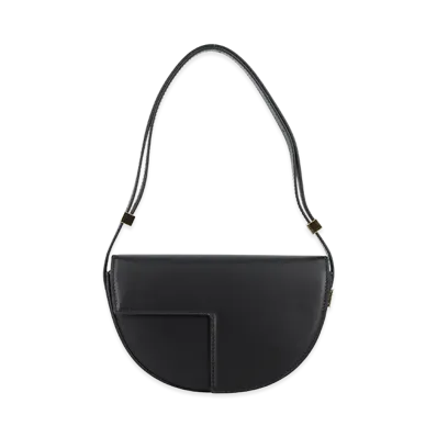 PATOU Women's Le Petit Leather Bag "Black"
