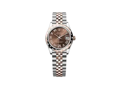 ROLEX Datejust 31mm Oystersteel & Everose Gold Diamond 278341RBR "Chocolate"