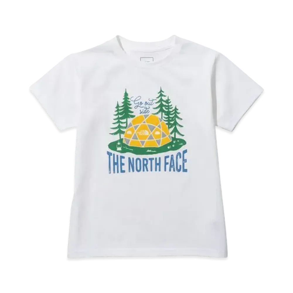 The North Face S/S Camp Luminous Tee Kids "White"