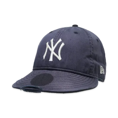 NEW ERA Powered by GORO NAKATSUGAWA (MIN-NANO) 9Thirty New York Yankees Damage / Packable Visor / Monterey Wash "Navy"