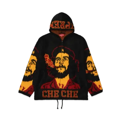 Supreme Che Hooded Zip Up Sweater "Black"