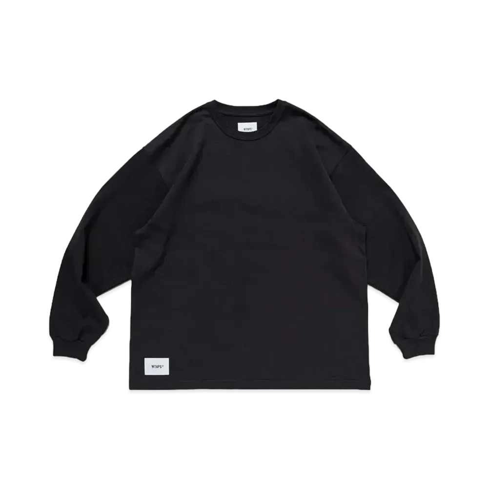 WTAPS OBJ 01 / LS / Cotton. Containing "Black"
