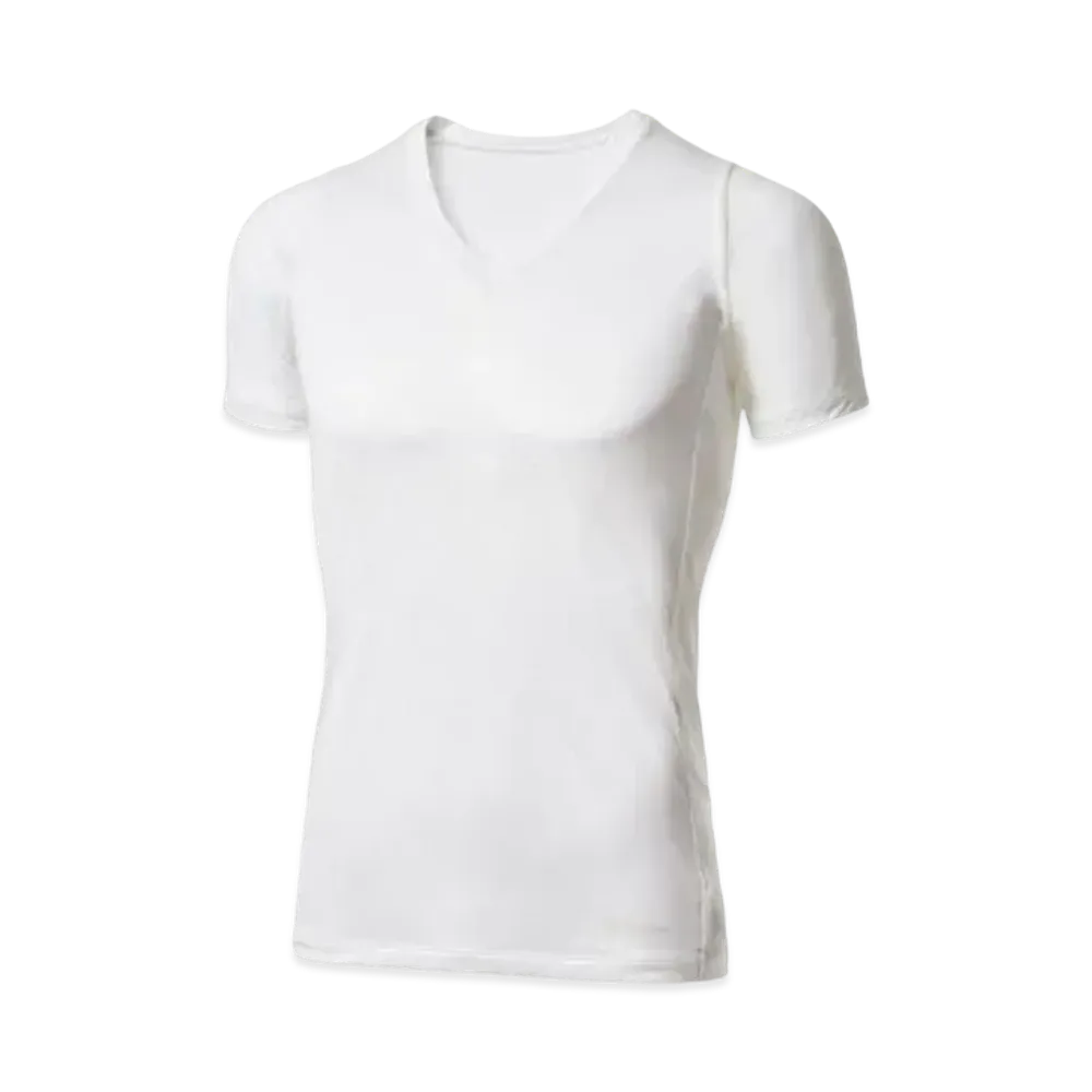 Goldwin Cooling V-neck Half Sleeve (C3 Fit / Men's) "White"
