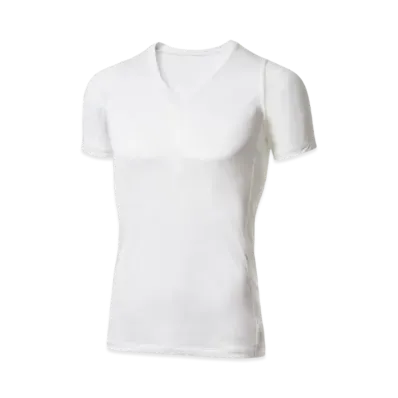 Goldwin Cooling V-neck Half Sleeve (C3 Fit / Men's) "White"