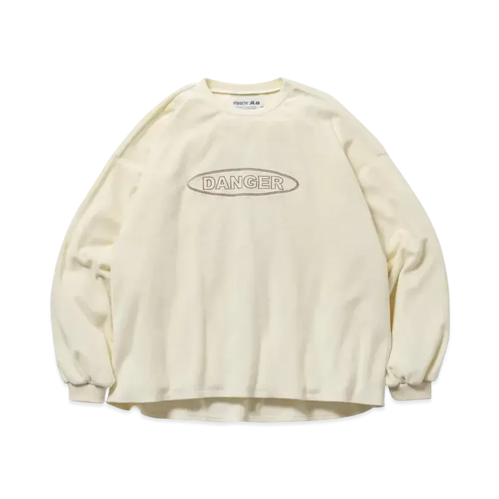 BlackEyePatch TBEP VELOR L/S CREW "Ivory"