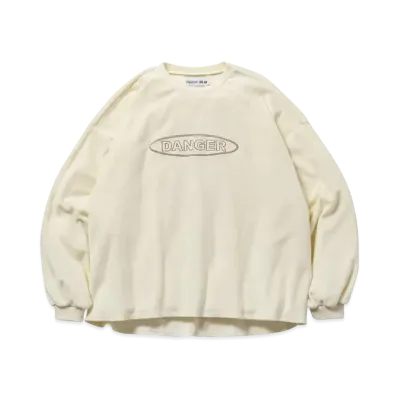 BlackEyePatch TBEP VELOR L/S CREW "Ivory"
