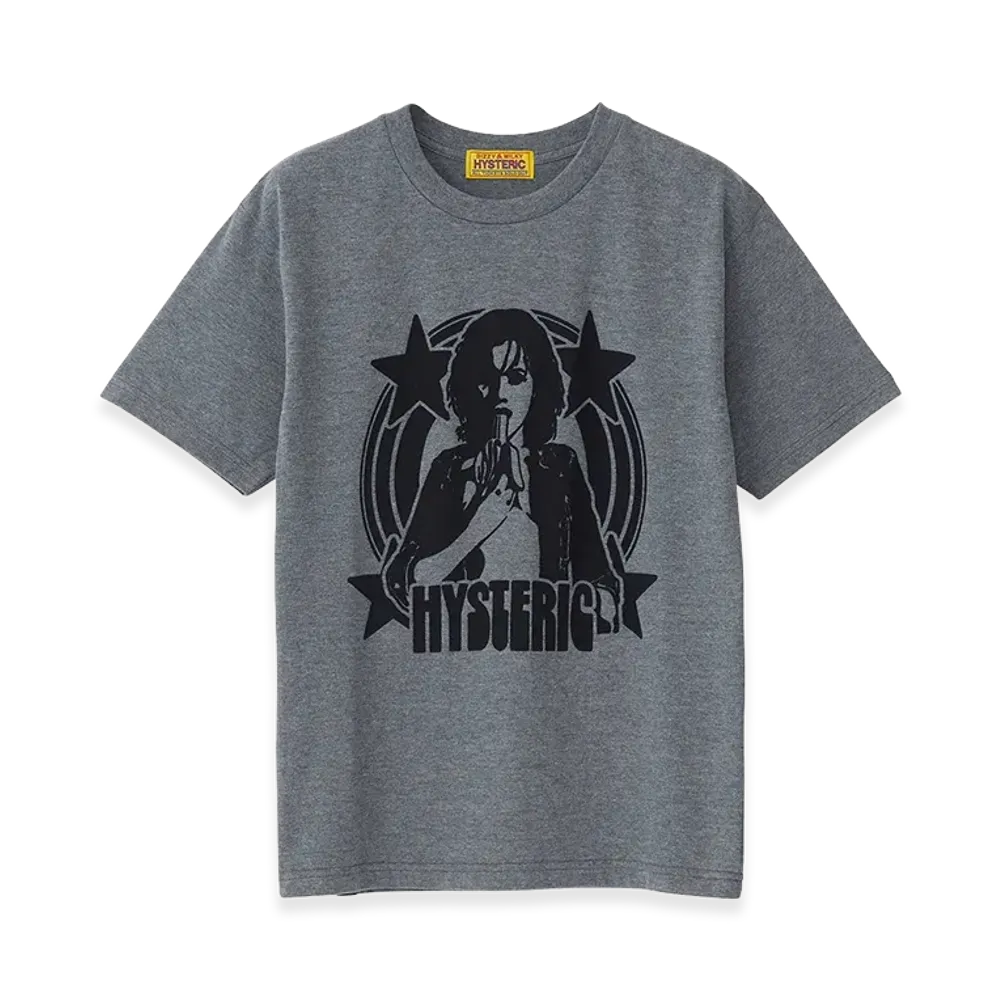 HYSTERIC GLAMOUR Women's Banana Girl T-Shirt "Top Grey"