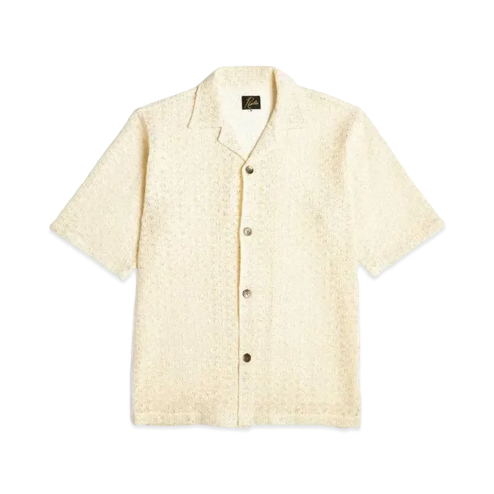END. x Needles Rattan Cabana Shirt "Natural"