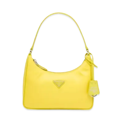 PRADA Re Edition 2000 Re Nylon Mini Bag "Citron Yellow"