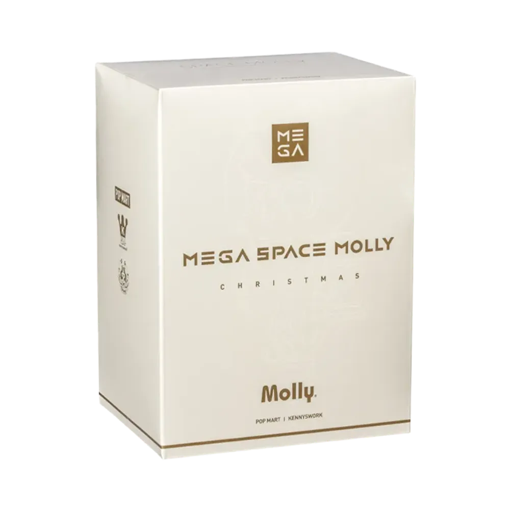 POP MART MEGA Collection 400% SPACE MOLLY CHRISTMAS