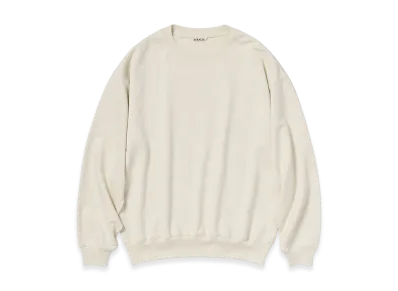 AURALEE Super High Gauge Sweat P/O "Ivory White"