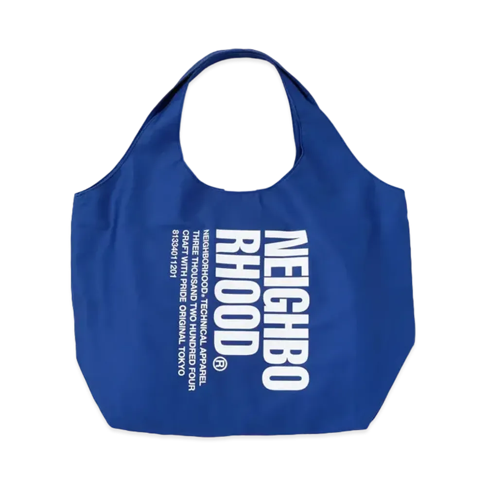 NEIGHBORHOOD ID Tote Bag-L "Blue"