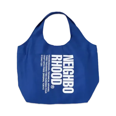 NEIGHBORHOOD ID Tote Bag-L "Blue"
