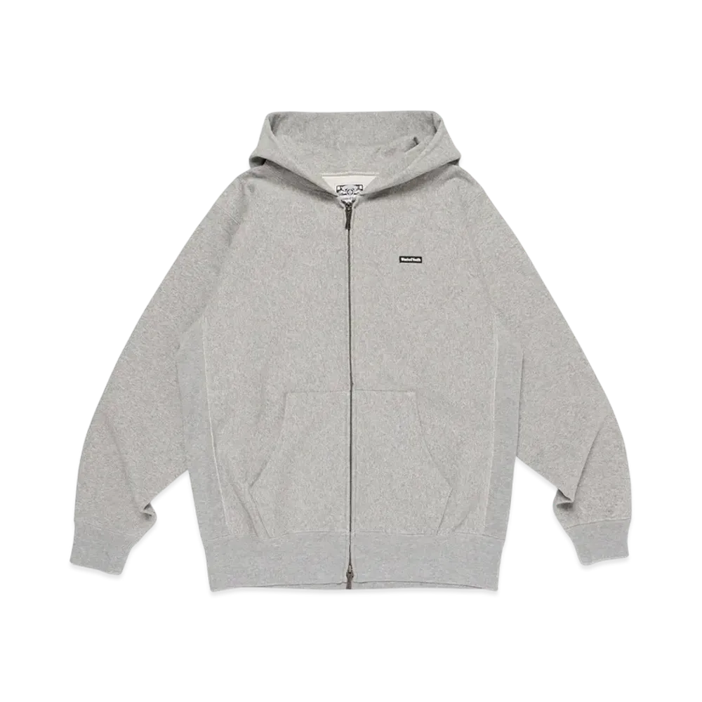 Wasted Youth Heavy Weight Zip Hoodie "Gray"