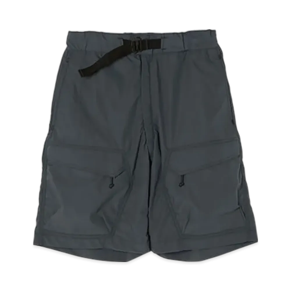 N.HOOLYWOOD Webbing Belt Half Pants "Charcoal"