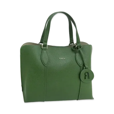 FURLA Vittoria New M Tote Bag "Green"
