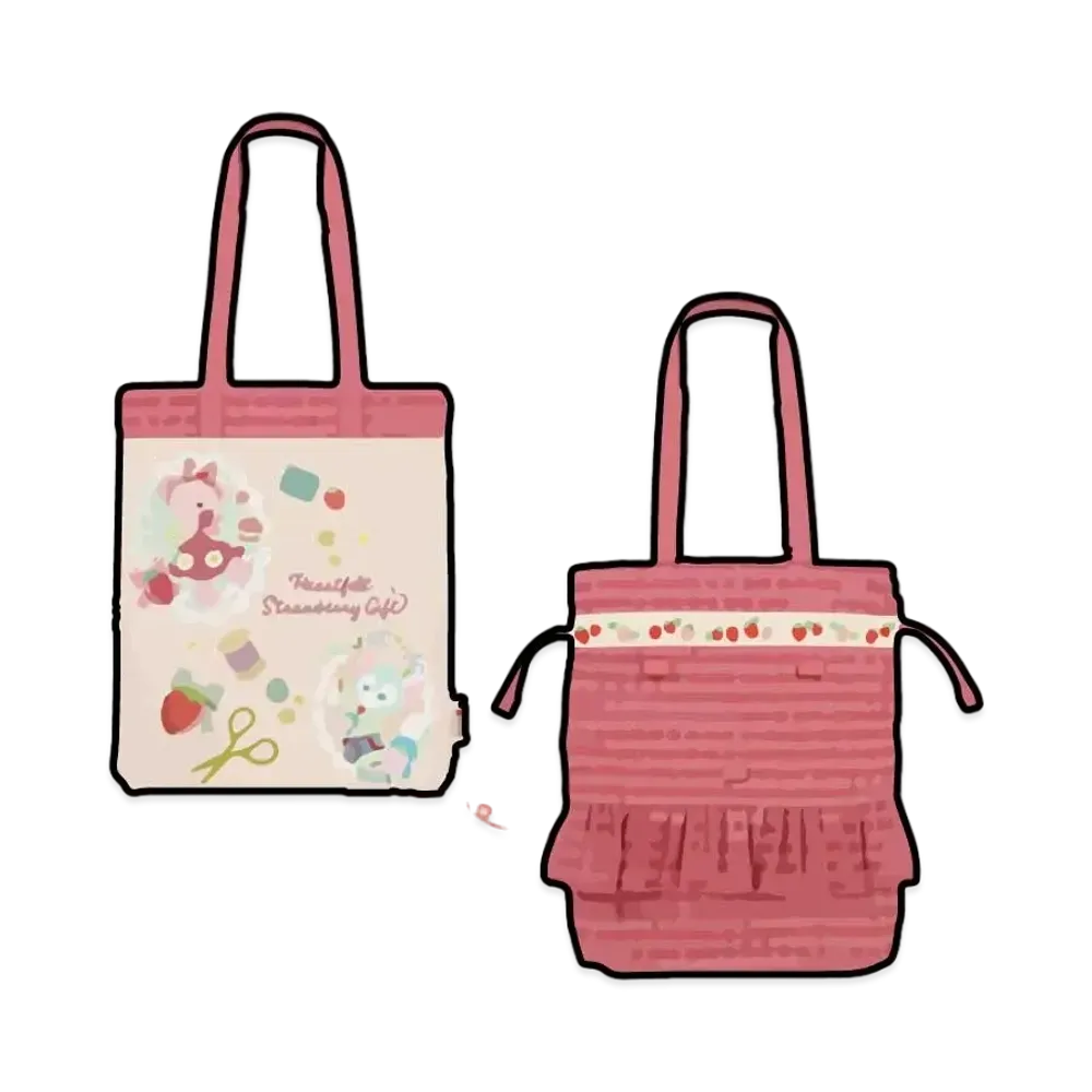 Disney Heartfelt Strawberry Gift Tote Bag "Multi"